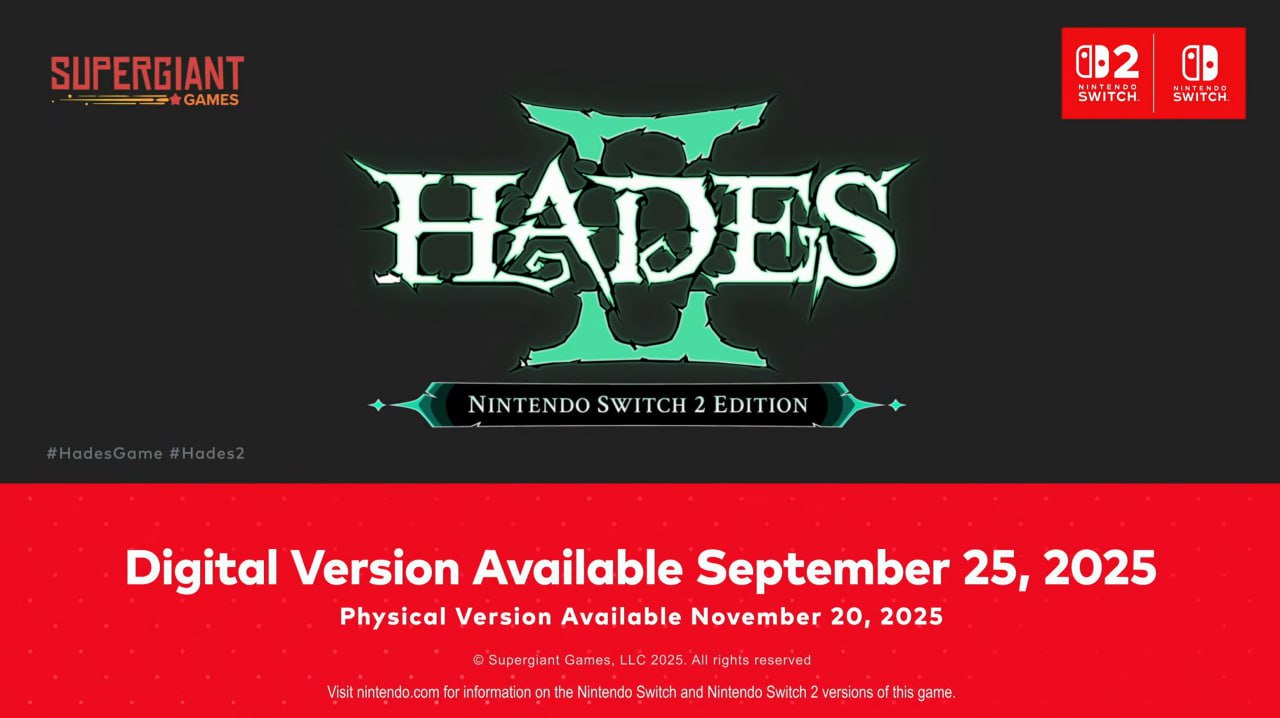 BRKG Hades 2 выходит из раннего доступа 25 сентября и тогда же выйдет на Switch 1 2 Достойный соперник Hollow Knight Silksong в битве за звание GOTY meownauts