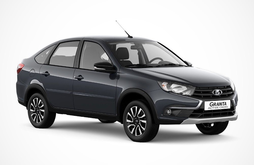 Лифтбек Lada Granta получил кросс-версию АвтоВАЗ представил новую модификацию лифтбека — Lada Granta Active Cross. Машина получила увеличенный до 198 мм дорожный просвет и защитный пластиковый обвес. Новинка будет доступна с двумя бензиновыми моторами 1,6 90 или 106 л.с. и 5-ступенчатой «механикой». В базовую комплектацию входят две подушки безопасности, кондиционер, обогрев передних сидений и аудиосистема. Продажи начнутся в ближайшее время, цены объявят позже.