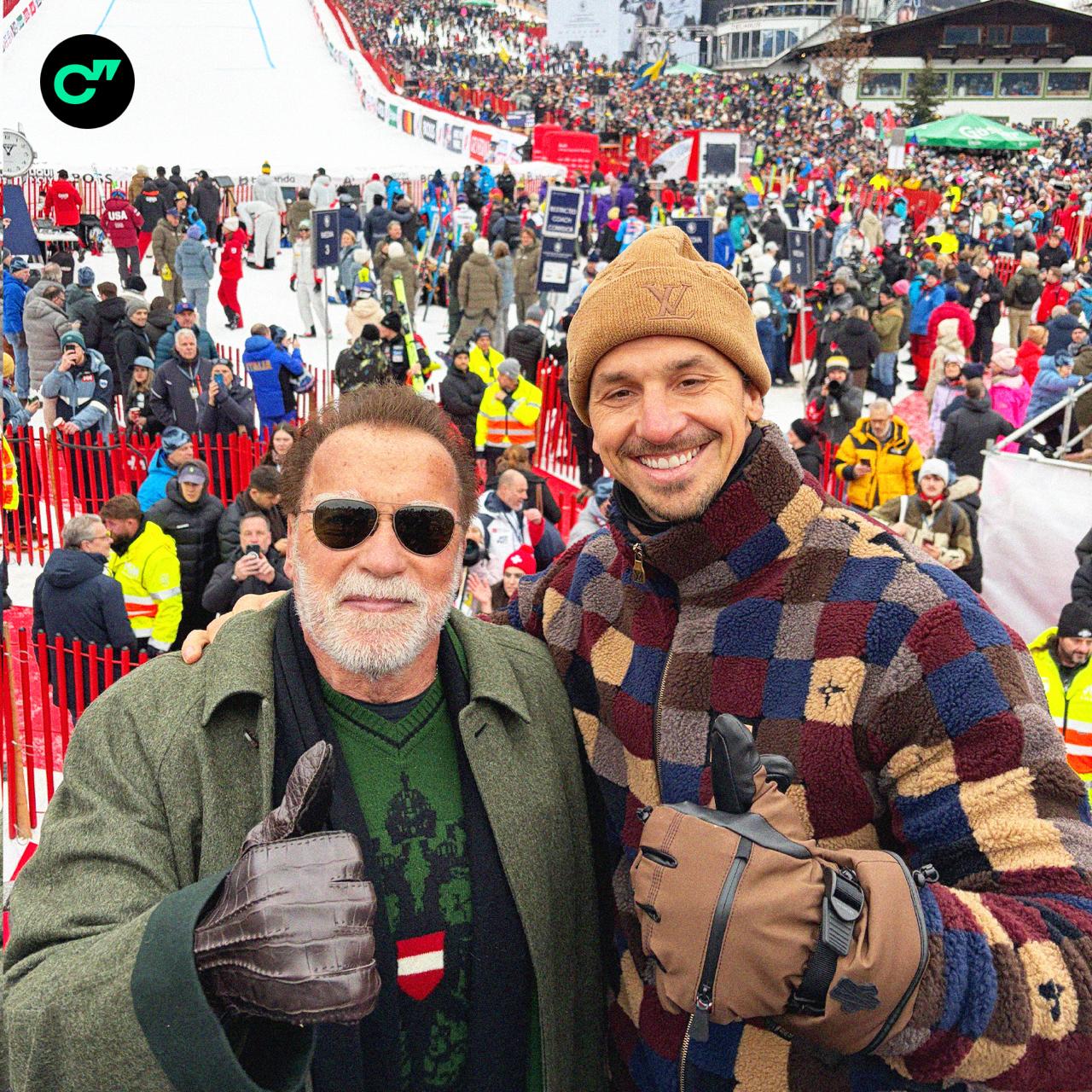 Златан встретился со Шварценеггером на Кубке мира по горнолыжному спорту в Китцбюэле совместное фото Ибра подписал фразой We will be back две легенды Подписывайтесь на Биатлон и лыжи