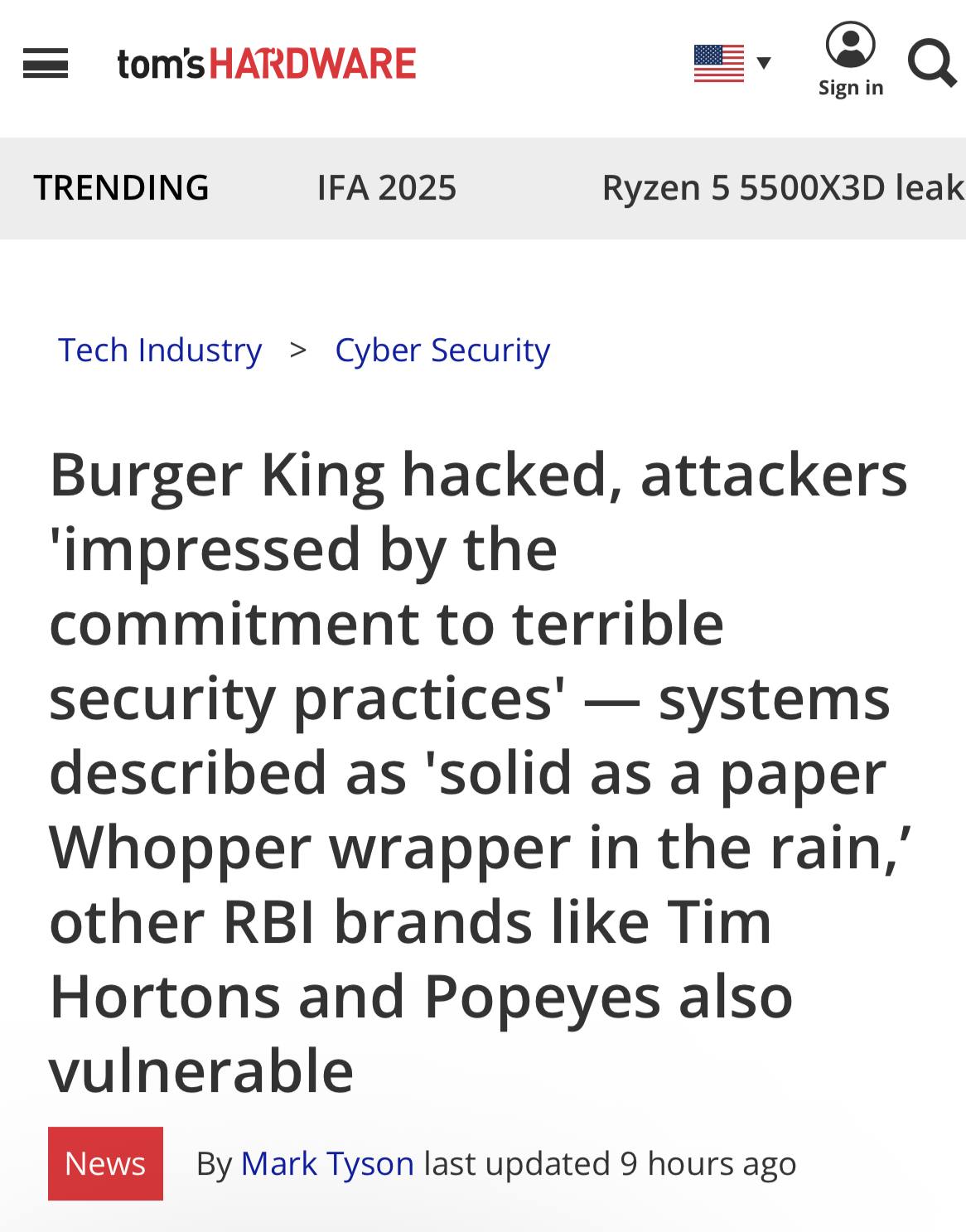 Хакеры ВЗЛОМАЛИ Burger King в ИТ инфраструктуре сети нашли чудовищные дыры в системе Взлом провели белые хакеры Группировки BobDaHacker и BobTheShoplifter сообщили о катастрофических уязвимостях Их безопасность была так же надежна как бумажная обертка от гамбургера под дождем DevHub