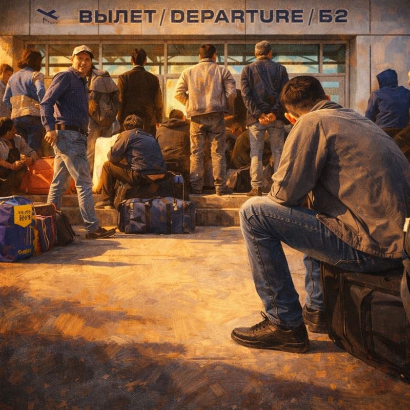 Россия за год выдворила 54 тысячи мигрантов на треть меньше чем ранее За 11 месяцев 2025 года из России выдворили 54 4 тысячи трудовых мигрантов и иностранных граждан Это примерно на 25 тысяч человек меньше чем за тот же период 2024 года следует из данных которые приводит Интерфакс со ссылкой на сайт российских судов СМИ связывают снижение числа выдворений с указом президента РФ о продлении сроков легального пребывания иностранцев который действовал до 10 сентября 2025 года При этом официальной разбивки по гражданству выдворенных не приводится НЕРУШИМЫЕ