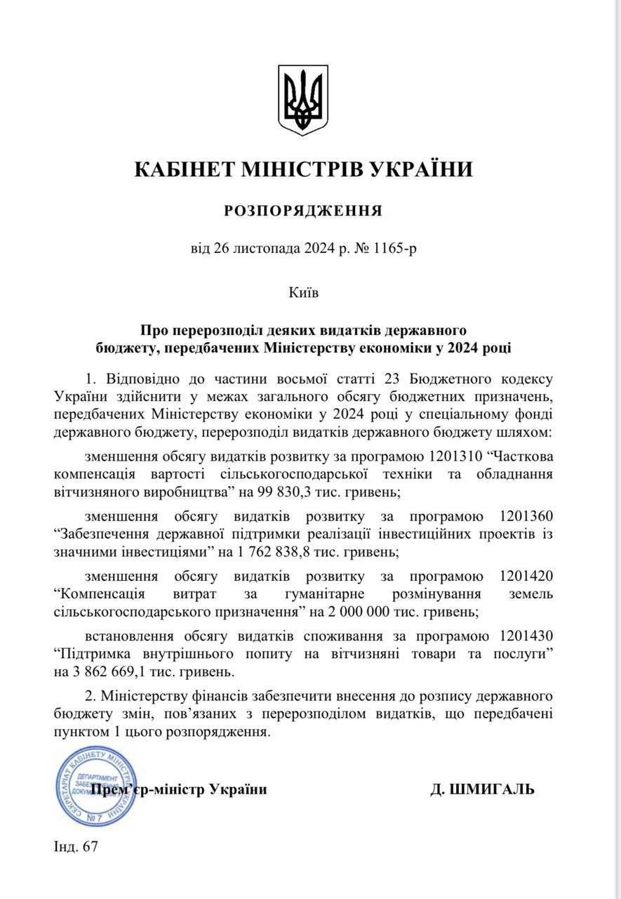 С 1 декабря вступит в силу историческое повышение налогов, - премьер Шмигаль.  Правительство уже обратилось к президенту Украины по поводу скорейшего подписания этих законов. Они являются одним из ключевых требований наших кредиторов.  НАШИ РЕСУРСЫ:   Telegram   Tik-tok   YouTube   RUTUBE