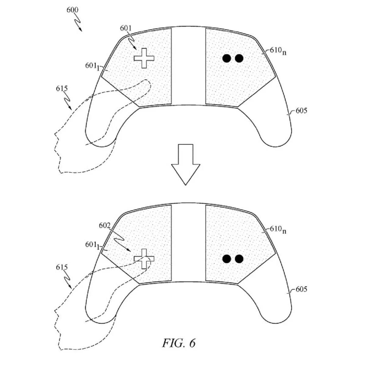 Sony запатентовала геймпад без физических кнопок Контроллер полностью сенсорный реагирует на свайпы касания и жесты Интересно что поверхность подстраивается под положение пальцев динамически меняя зоны ввода Пока это только патент такие концепты часто остаются экспериментальными и могут никогда не выйти в продажу  ИгроNews   чат