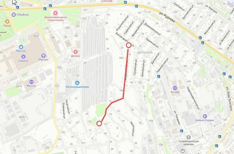 С 7 июля по 20 ноября будет перекрыт участок от ул. Феодосийской, 13 до ул. Колодезной, 50А. Причина — дорожные работы. Проехать смогут только экстренные службы, местные жители и работники организаций в этой зоне. ForPost