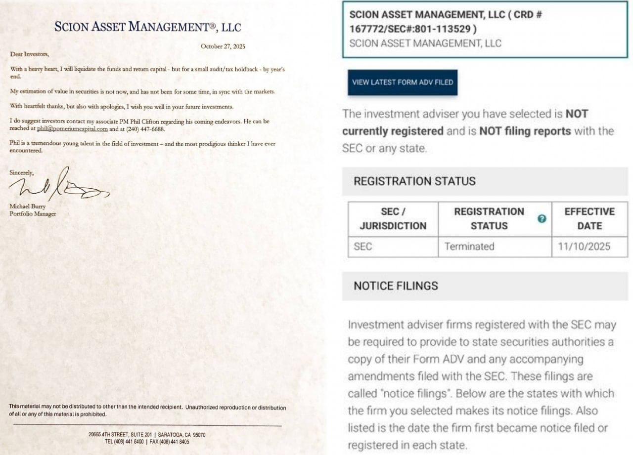 Легендарный инвестор Майкл Бьюрри предсказавший кризис 2008 года Фильм Игра на понижение закрыл свой фонд и заявил инвесторам что не видит возможностей для заработка banksta