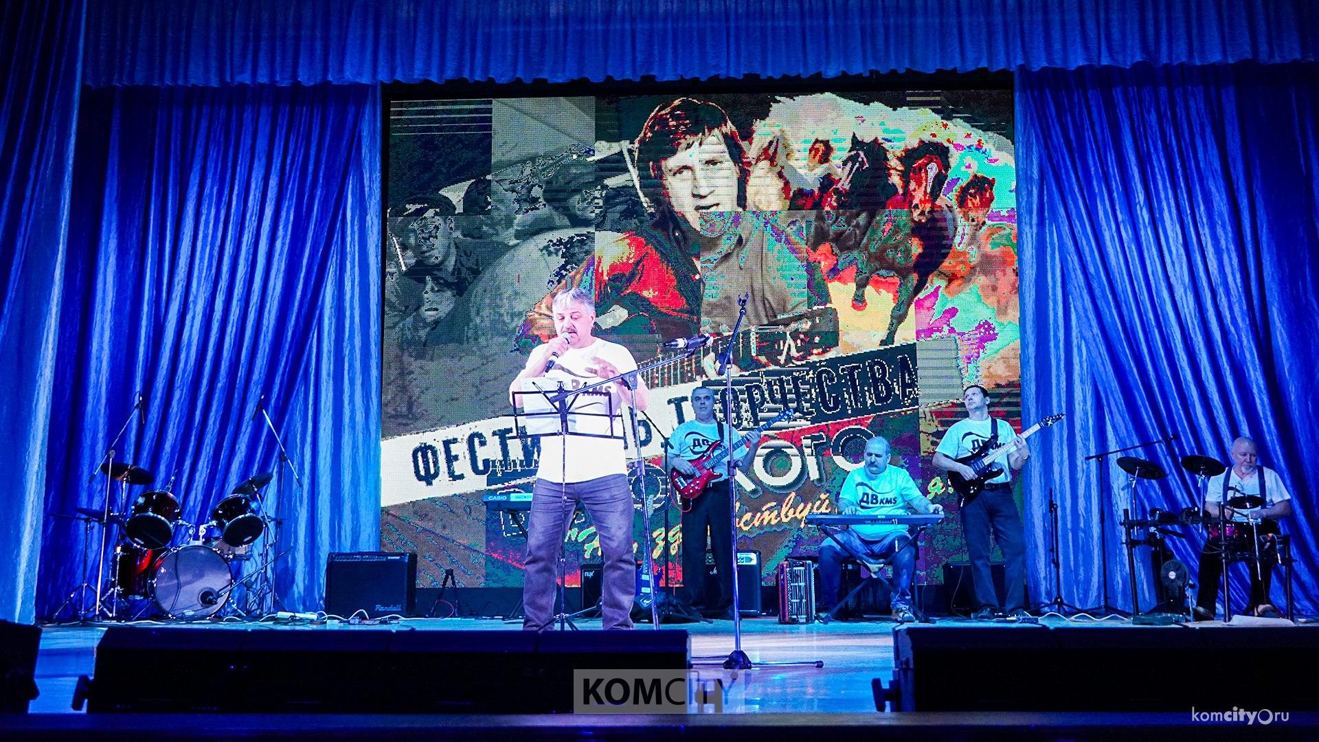 Музыкантов зовут на концерт памяти Высоцкого в Доме молодёжи В следующее воскресенье в Доме молодёжи пройдёт традиционный Фестиваль творчества Владимира Высоцкого Ну здравствуй это я состоится в Доме молодёжи На него приглашают участников которые готовы спеть песни Высоцкого поют прочитать стихи и станцевать тематический танец Подать заявку можно по телефону 7 924 224 61 88 Сам фестиваль начнётся в 16 часов 25 января