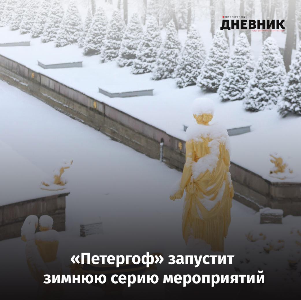 Фонтаны засыпают но жизнь в Петергофе продолжается Музей заповедник Петергоф впервые представит программу зимних событий чтобы привлечь гостей в межсезонье Об этом сообщил генеральный директор музея Роман Ковриков Посетителей ждут концерты праздничные балы новогодние ёлки и другие мероприятия По словам Коврикова проект Зимний Петергоф позволит сделать работу музея круглогодичной и отказаться от понятия сезонности Фото Роман Пименов Подписаться на Петербургский Дневник в MAX