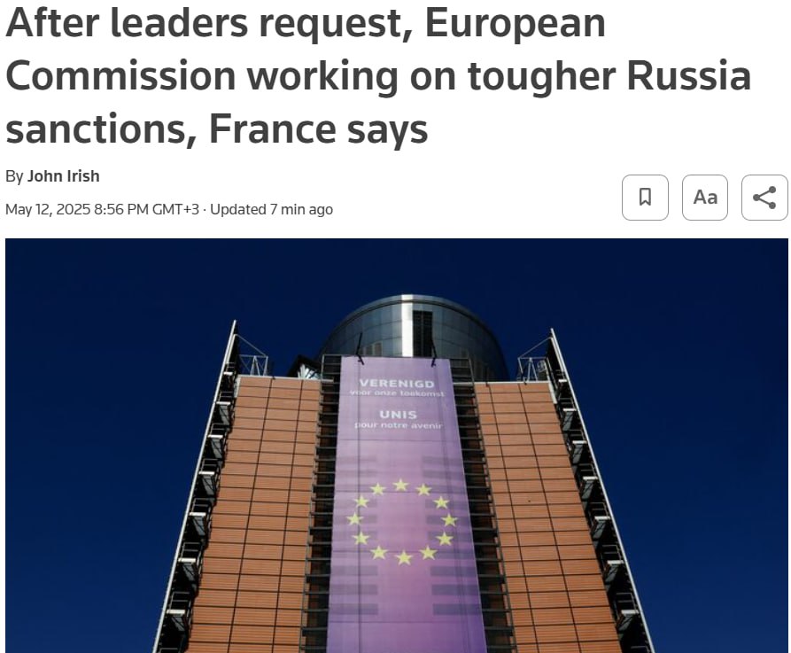 EK работает над более жесткими санкциями против РФ, нацеленными на энергетический и финансовый сектор — Reuters «Мы готовим дополнительные санкции, нацеленные на энергетический и финансовый сектор. На этих выходных мы обратились к Европейской комиссии с просьбой подготовить новые, более важные санкции, чтобы заставить президента России Владимира Путина пойти на мирный путь», — заявил Барро после телефонного разговора с европейскими коллегами и госсекретарем США Марко Рубио. Читать далее