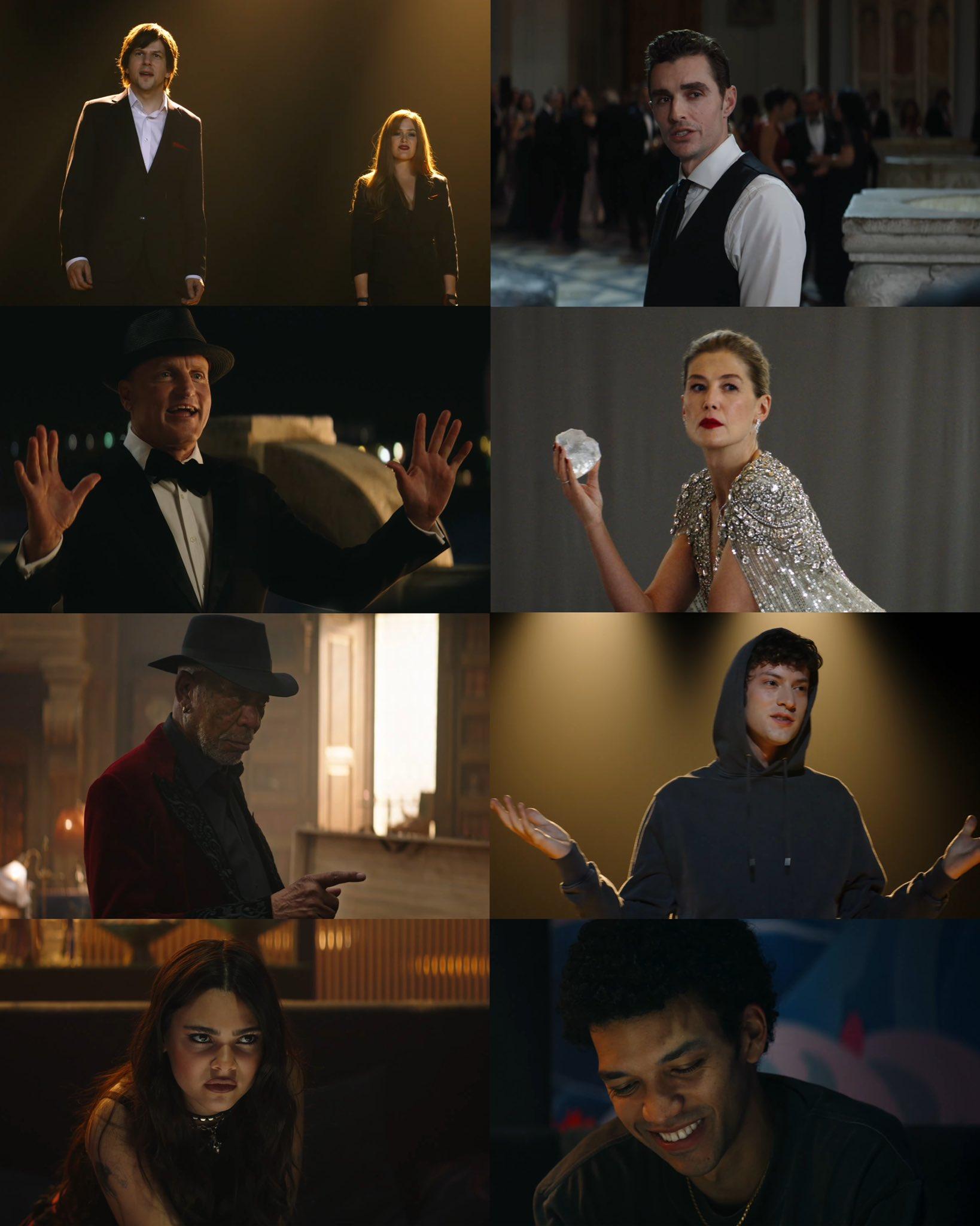 Иллюзия обмана 3 возглавила бокс офис по итогам уик энда Третья часть собрала в США 21 3 млн почти на уровне двух предыдущих фильмов которые стартовали с 29 млн и 22 млн Мировые сборы уже превысили 75 5 млн при бюджете около 90 млн А для сравнения первые две части в своё время завершили прокат с результатом в 330 350 млн каждая