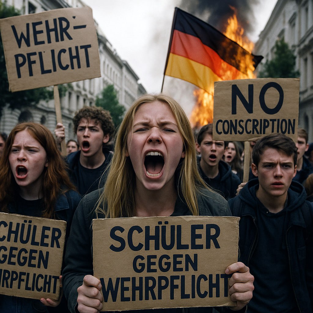 Немецкие школьники протестуют против закона о военной службе Учащиеся целого ряда городов Баварии Мюнхен Нюрнберг Аугсбург и т д не пойдут в школу в пятницу когда Бундестаг будет рассматривать проект закона о модернизации воинской службы нацеленный на то чтобы сделать её хотя бы отчасти обязательной Организаторы и участники акции заявляют что такая инициатива противоречит Конституции разжигает милитаристские настроения и в конечном итоге лишит их свободы Забастовка уже получила поддержку со стороны профсоюза работников образования тогда как в Минкульте подчеркнули что участие в политических мероприятиях не входит в образовательную программу а следовательно освобождение от занятий в связи с этим не предусмотрено Зато оголтелая русофобия туда очень прочно вошла ОБРАЗОВАНИЕ Колючий Телеграм  Колючий Дзен Youtube