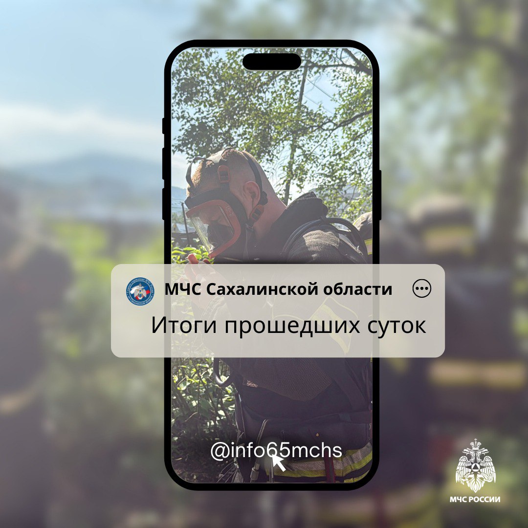 В Сахалинской области за прошедшие сутки   Произошло 5 пожаров, из них: в жилом секторе - 1, возгорание сухой растительности - 1, возгорание мусора - 1, прочие - 2.   Огнеборцы ликвидировали возгорание в Корсаковском районе Сообщение о возгорании в районе озера Свободненское поступило в 19:34. Через 6 минут на место прибыли огнеборцы и обнаружили, что горит сухая трава в лесном массиве. Пожар был локализован в 21:00, а к 21:41 полностью ликвидирован на площади 1400 квадратных метров. В тушении участвовали 2 специалиста и единица техники пожарно-спасательной службы Сахалинской области. Пострадавших и погибших нет.   В Охе сообщение о возгорании на улице 60 лет СССР поступило в 18:53. Пожарные прибыли на место через 3 минуты и обнаружили горящую детскую коляску в подъезде. В 18:59 пожар был локализован, а в 19:01 полностью ликвидирован на квадратном метре. На месте работали 6 сотрудников и 2 единицы техники ГУ МЧС России по Сахалинской области. Погибших и пострадавших нет.   К ликвидации ДТП не привлекались.    На водных объектах зарегистрировано 2 происшествия.