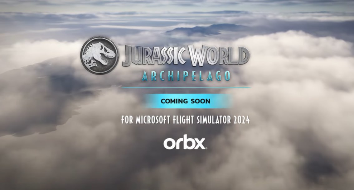 Динозавры в Microsoft Flight Simulator 2024!?    DLC "Мир Юрского периода: Архипелаг" добавит архипелаг Муэртес  Пять смертей  в игру.   Узнать больше  Исследуйте острова, наблюдайте за динозаврами и выполняйте задания!   Релиз в конце августа - начале сентября сначала для MSFS 2024, затем для MSFS 2020.