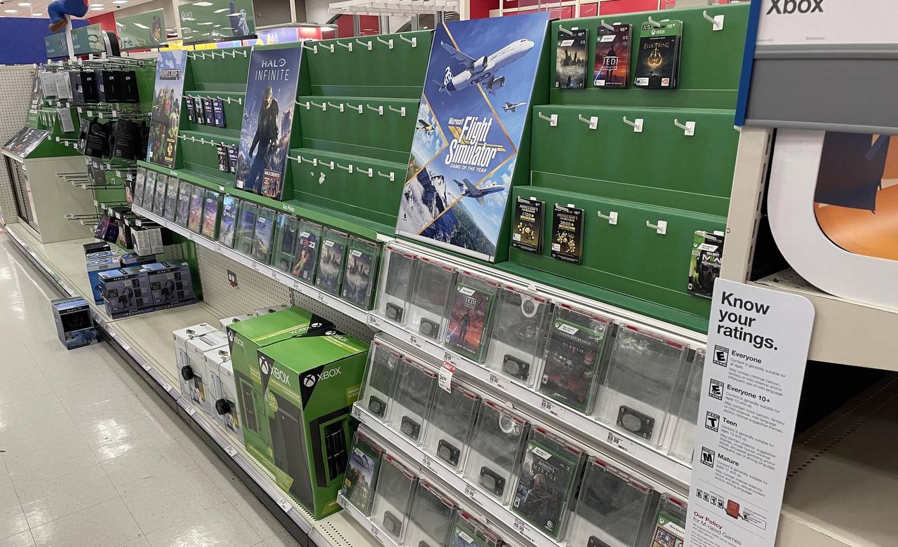 ОФИЦИАЛЬНО Microsoft и Xbox отрицают изъятие продуктов бренда из торговых сетей Target и Wal Mart Target и Walmart а также другие розничные продавцы остаются преданными партнёрами в сфере консолей Xbox аксессуаров и игр Игры и подписки PlayShopGame bot Xbox PlayStation Игры GPX Подписывайся