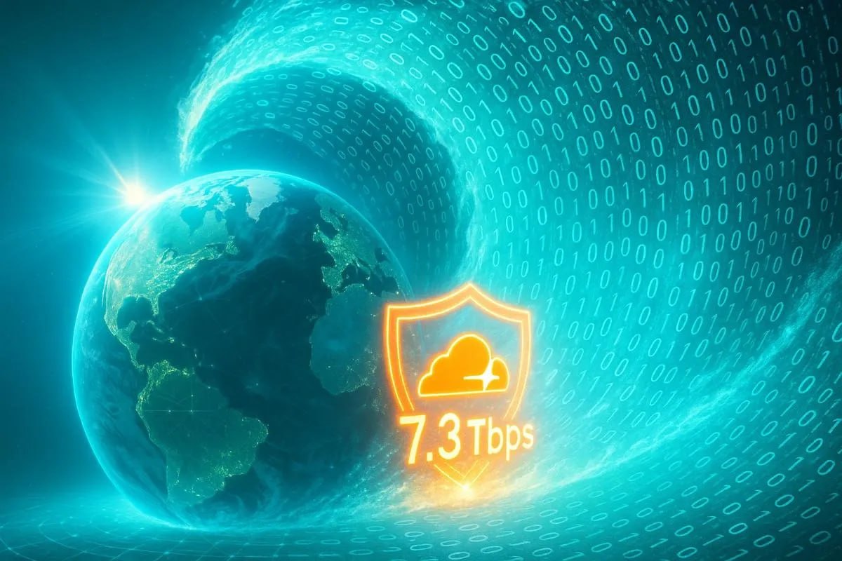Cloudflare отбила рекордную DDoS-атаку — 7,3 Тбит/с за 45 секунд В мае Cloudflare нейтрализовала крупнейшую DDoS-атаку в истории интернета. Пиковая нагрузка — 7,3 Тбит/с, продолжительность — всего 45 секунд. Целью стал крупный хостинг-провайдер, защищённый сервисом Magic Transit. В ход пошли 122 тысячи IP из 161 страны. За секунду поступало до 34,5 тысяч запросов, а общий объём данных — 37,4 ТБ. Ботнет атаковал по UDP почти всеми возможными способами: от QOTD и NTP до Mirai и RIPv1. Причём пакеты шли на десятки тысяч портов одновременно — фильтровать такой хаос непросто. Cloudflare справилась благодаря Anycast и автоматическому анализу в 477 дата-центрах. Никаких ручных настроек — всё влетело в фильтры и рассыпалось. Собранные индикаторы угроз сразу же пополнили открытый DDoS Botnet Threat Feed. Более 600 компаний уже его используют, чтобы не ждать, пока грянет шторм. Инцидент короткий, но показательный: даже DDoS становится продвинутой кибероперацией. godnoTECH - Новости IT