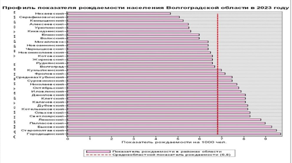 Информационной волной прошли вчера по Волгоградской области данные Росстата о том, что за январь-июль нынешнего года в регионе умерло 19 тысяч 215 человек  на 804 больше прошлогоднего , а число родившихся составило 9 тысяч 272 человека.  Таким образом естественная убыль населения региона  то есть превышение числа умерших над числом родившихся  составила 9 тыс 943 человека, что больше того же периода прошлого года на 12,8 %.  А я же дополню эти цифры инфографикой малоизвестных показателей рождаемости и смертности по каждому городу и муниципальному району  Волгоградской области за 2023 год–и станет понятней динамика.