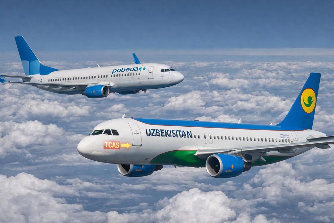 Самолёт Uzbekistan Airways мог столкнуться c самолётом Победы в небе над Казахстаном Сообщается что 10 января в зоне ответственности диспетчеров Шымкента произошло опасное сближение двух зарубежных авиалайнеров Речь идет о Boeing 737 авиакомпании Победа выполнявшем рейс Внуково Самарканд и Airbus A320 авиакомпании Uzbekistan Airways следовавшем из Термеза в Москву Один из самолетов находился на эшелоне FL370 второй на эшелоне FL360 По данным источника расстояние между бортами оказалось настолько малым что на обоих самолетах сработала система предупреждения столкновений в воздухе TCAS Traffic Collision Avoidance System Экипажи получили сигналы об угрозе сближения и приняли необходимые меры К счастью происшествие обошлось без последствий и рейсы продолжили полет в штатном режиме Однако как утверждается обе зарубежные авиакомпании направили официальные отчеты казахстанским авиационным властям Подписаться на канал Узбекистан Online