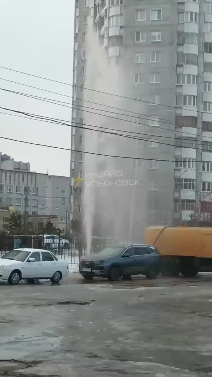 В Ульяновске произошла поломка гидранта, не повлиявшая на водоснабжение