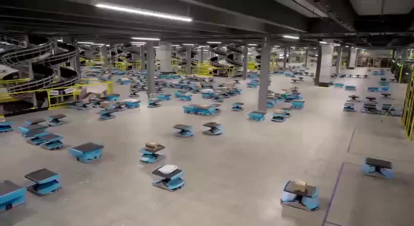 Amazon увеличивает автоматизацию на складах с помощью 750 тыс. роботов