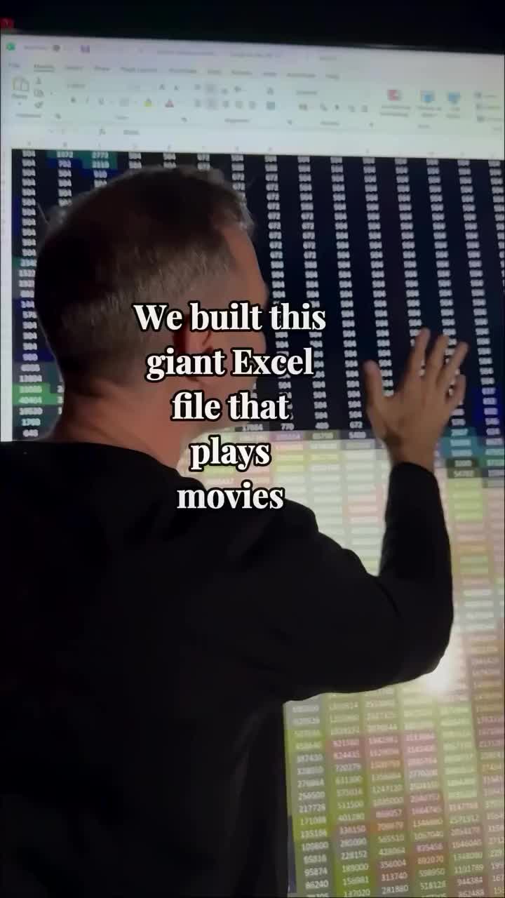 Нидерландский художник запускает фильмы в Excel