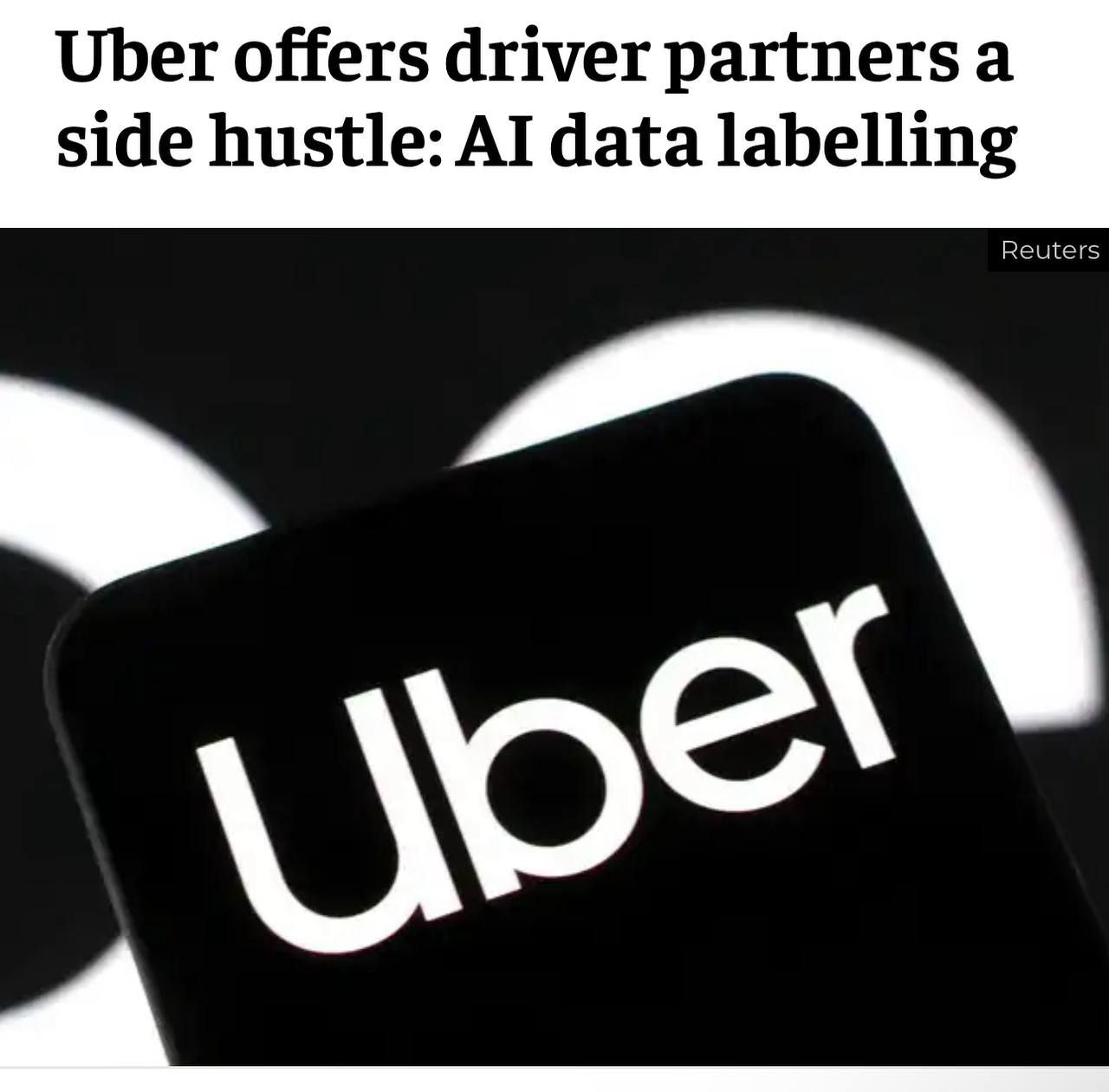 Индийский Uber начал предлагать таксистам подрабатывать обучением нейросетей За час платят до 16 тысяч рублей Прямо внутри приложения таксисты размечают фото видео и тексты После этого данные используют в ИИ ассистентах tochkabis