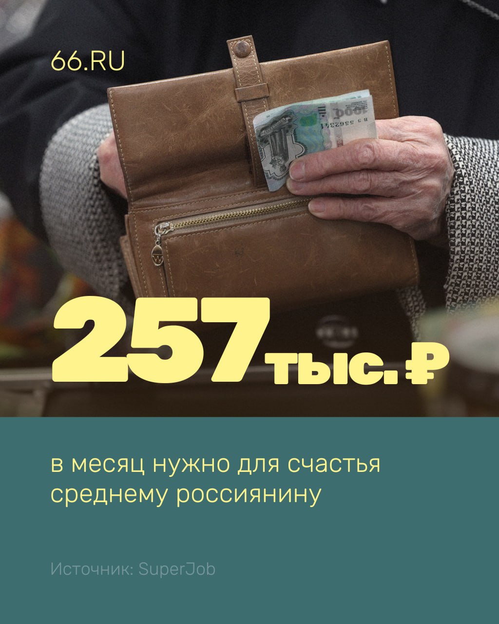 Счастье не в деньгах а в их количестве Например россиянам для того чтобы чувствовать себя счастливыми нужно минимум 257 тыс рублей в месяц Еще 10 лет назад сумма была существенно меньше 175 тыс рублей показал опрос SuperJob Планка бедности за это время тоже заметно поднялась в 2015 года бедняком считали тех кто зарабатывает меньше 15 тыс рублей в 2025 м меньше 48 тыс рублей Для признания богачом нужно почти в 20 раз больше 930 тыс рублей А вы кто я счастливец я середнячок я бедняк Новости из Екатеринбурга