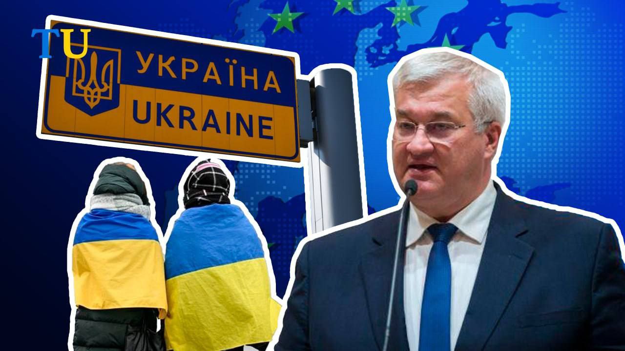 Пришло время задавать вопросы о разработке программ возвращения украинцев из ЕС , — глава МИД Андрей Сибига.  Министерство уже работает с партнерами, чтобы создать надлежащие условия для возвращения украинцев: разрабатывают условия безопасности, медицинские услуги и восстановление жилья.   Подписаться   PoliTube_news