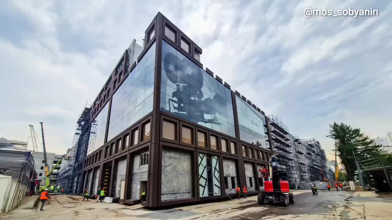 Киностудия Горького в Москве: новый студийный комплекс будет завершен до конца 2025 года
