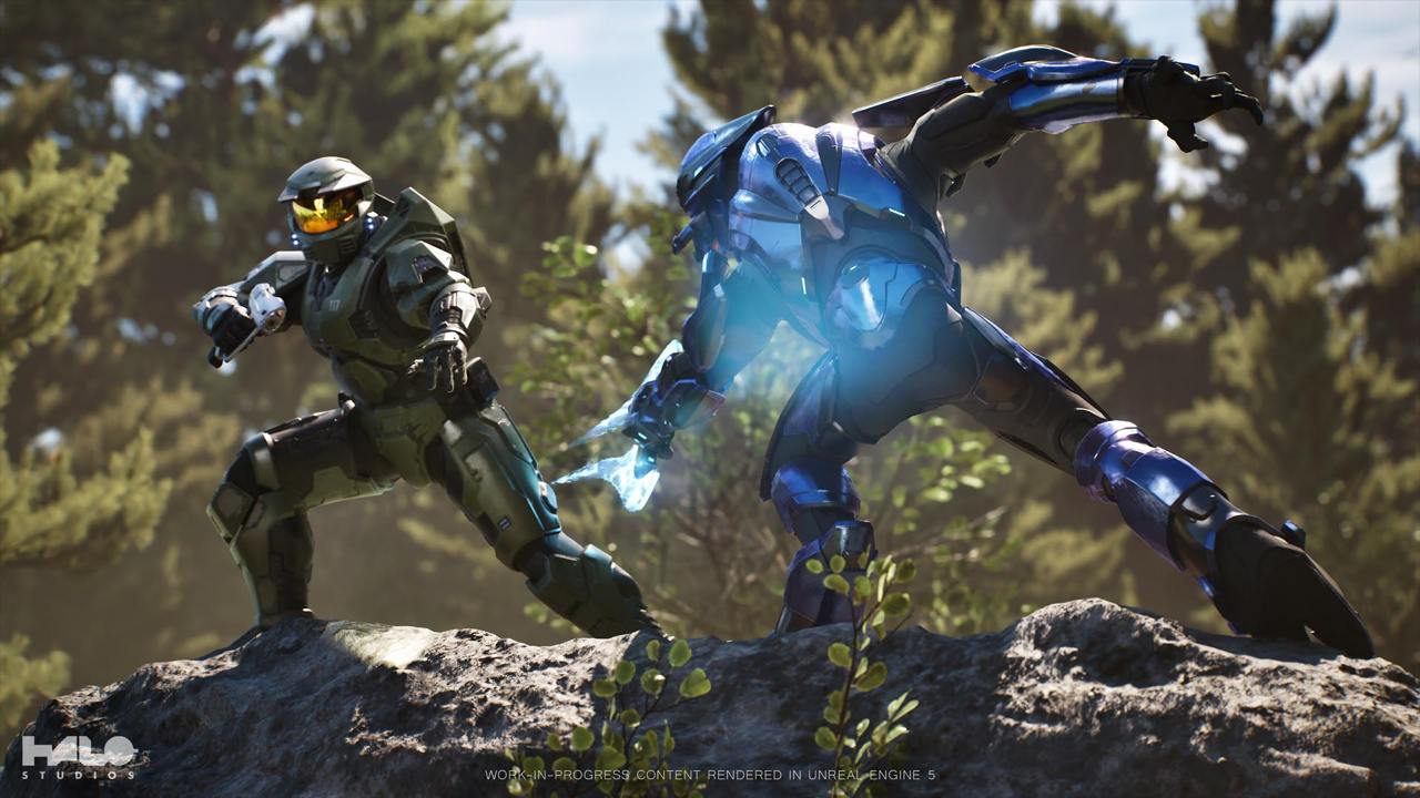 Halo официально переезжает на движок Unreal Engine     •  В честь этого разработчики показали несколько технодемок, которые просто показывают новое виденье студии.     •  Также студия сделала ребрендинг, теперь студия называется Halo Studios вместо 343 Industries. Студия также сообщила что работает над несколькими проектами, но в ближайшее время их ждать не стоит.     GameLeaks • КиберНовости