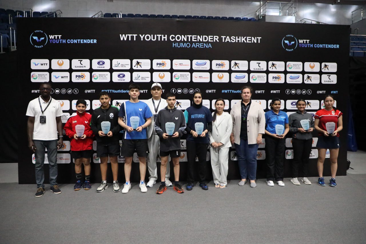 Настольные теннисисты Узбекистана завоевали первое золото на турнире "WTT Youth Contender" в Ташкенте. Аружан Камалова взяла награду высшей пробы, одолев в финале Сетайеш Илухан из Ирана. На счету сборной также 4 бронзовые медали.