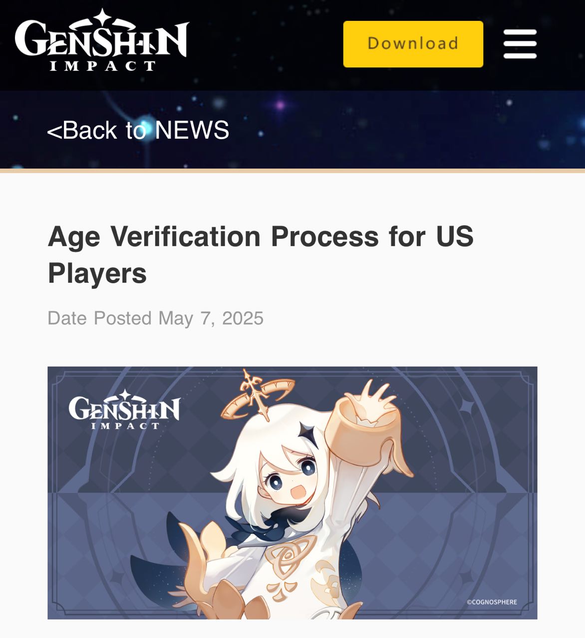 В Genshin Impact начнут удалять аккаунты без подтверждения возраста — проверка станет обязательной HoYoverse вводит жёсткие правила: если игрок не пройдёт проверку возраста, его аккаунт удалят вместе со списком друзей и внутриигровыми чатами. Мера касается американских пользователей и связана с законом, запрещающим подросткам донатить без согласия родителей. 5 1337