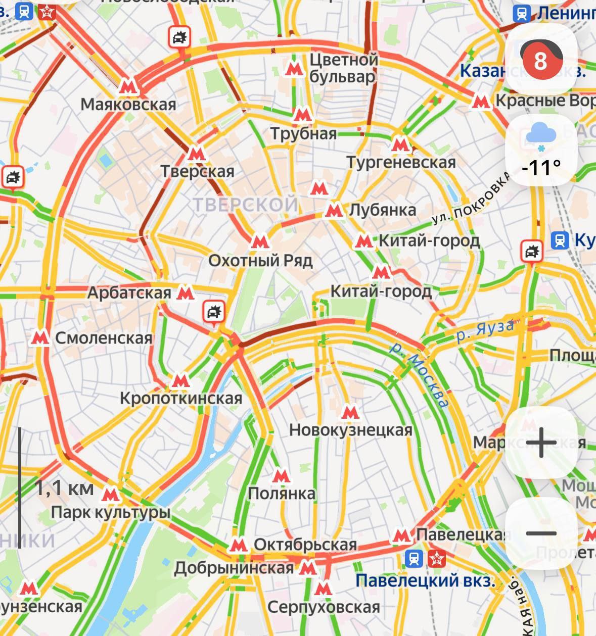 Москву парализовали 8 балльные пробки banki oil