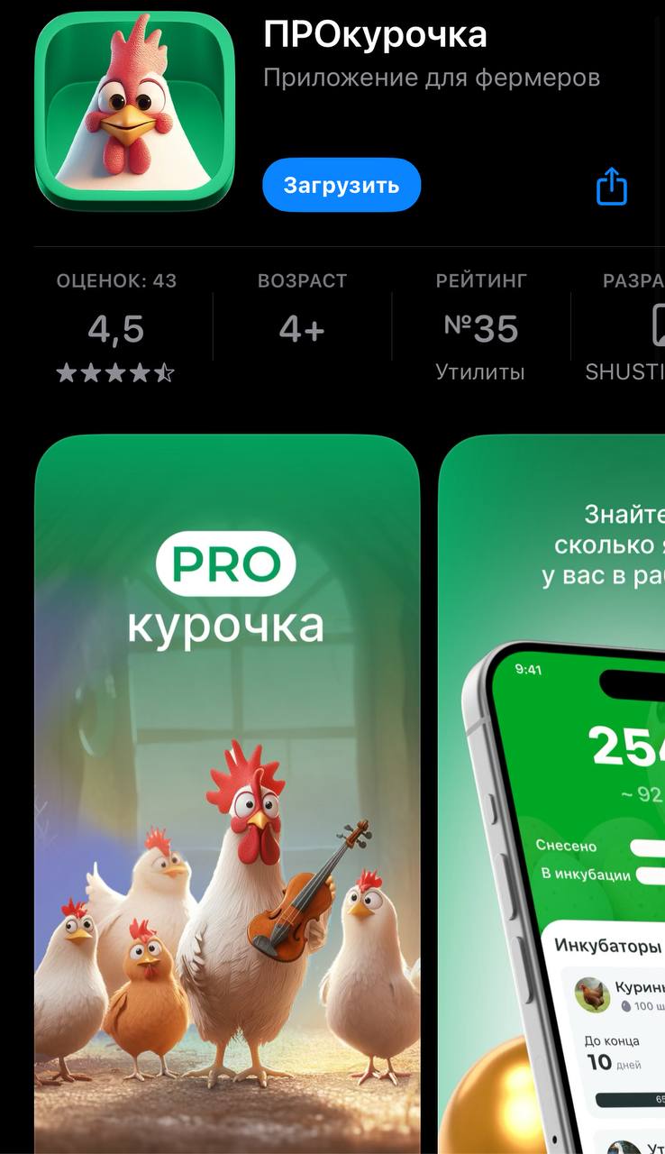 Россельхозбанк обновил мобильное приложение – в AppStore оно замаскировано под названием «ПРОкурочка».