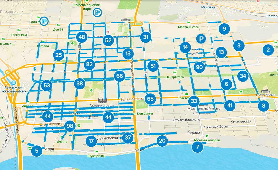 В Ростовской области утвердили тарифы на платную парковку Министерство транспорта донского региона утвердило методику расчета размера платы за пользование платными парковками на автомобильных дорогах регионального или межмуниципального значения автомобильных дорогах местного значения на территории Ростовской области а также установлении ее максимального размера Соответствующее постановление подписала заместитель губернатора министр транспорта Алена Беликова и оно уже вступило в силу Согласно опубликованному документу максимальный размер платы зависит от типа транспортного средства ТС категорий А М 50 рублей в час ТС категории В 100 рублей в час ТС иных категорий 195 рублей в час Власти планируют пересматривать тарифы ежегодно Для определения цен будут учитываться тарифы на общественный транспорт и средний доход населения в Ростовской области за предыдущий год Стоит отметить что зоны платных парковок пока есть только в Ростове на Дону Согласно порталу Ростовское парковочное пространство в настоящее время их количество составляет 988 и рассчитаны они в общей сложности на 7030 мест Подпишись на 1Rnd в МАХ Написать в редакцию