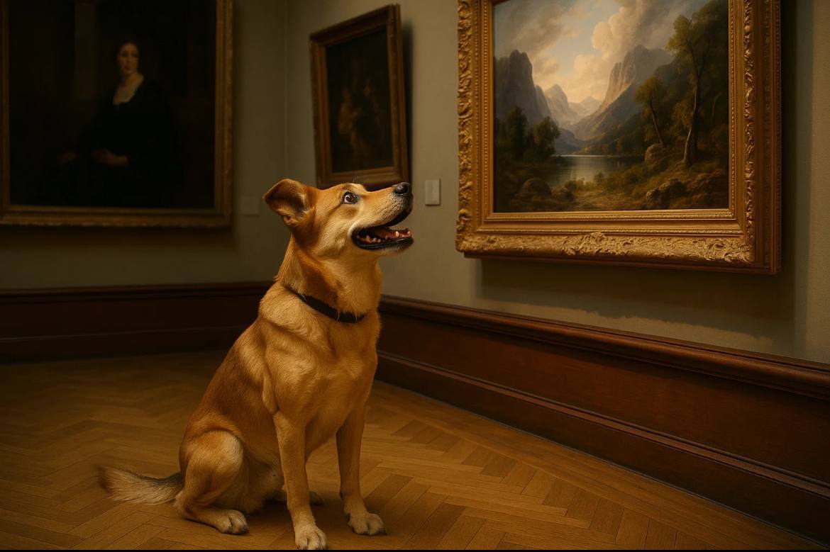 В музеи Москвы теперь можно и с собаками Но не во все В пилотную программу вошли Музей Москвы MMoMA музей Николая Островского объединение Выставочные залы Москвы и музей Сергея Есенина Специальные зоны для питомцев оборудовали лежанками мисками для воды и лакомствами Главные ценители искусства