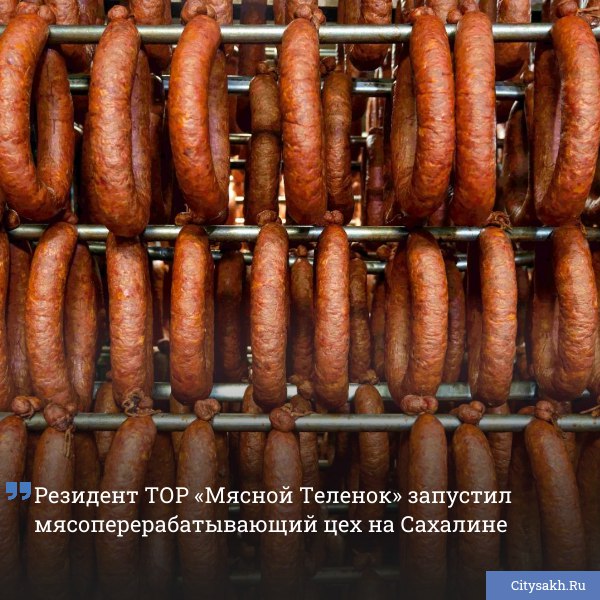 На территории агропарка САХПАРК в Сахалинской области компания СМПЗ Мясной Теленок запустила цех по переработке мяса став резидентом ТОР Сахалин citysakh ru news 121982