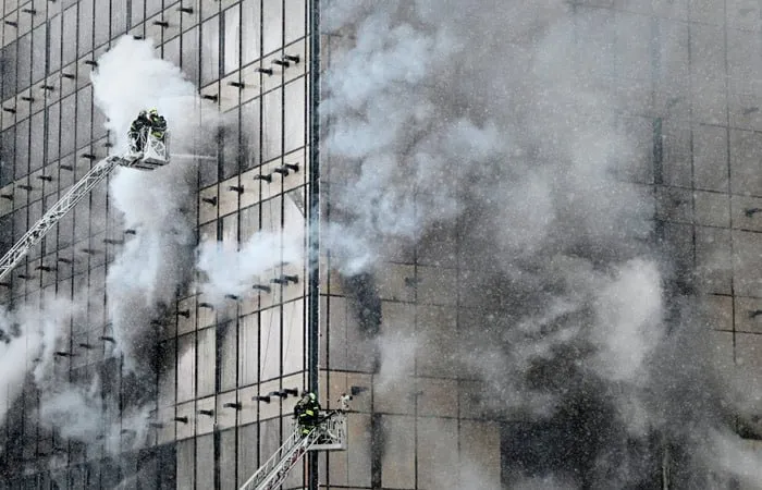 Число жертв пожара на севере Москвы увеличилось до пяти Фото Максим Блинов РИА Новости interfaxonline