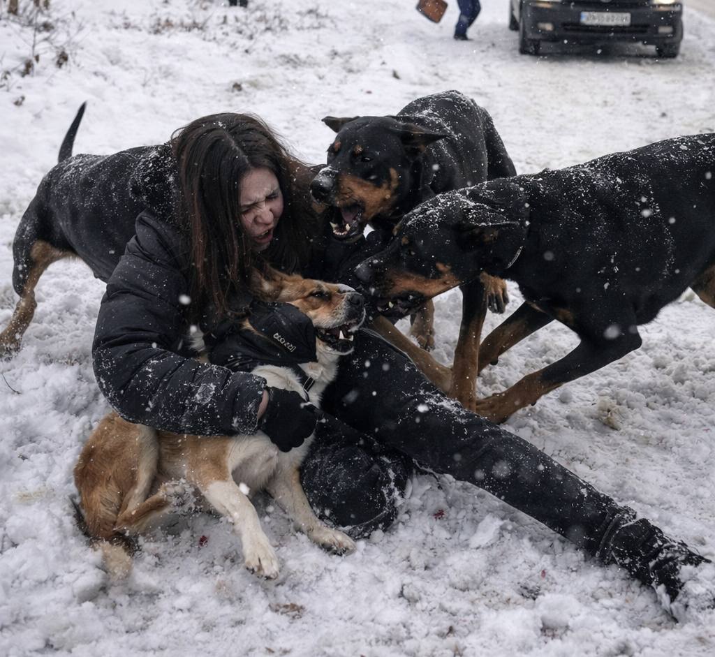 Во Владивостоке три добермана напали на девушку пострадавшая в больнице На улице Новожилова во Владивостоке три добермана набросились на девушку которая выгуливала свою собаку По словам родственников животных сопровождала неизвестная женщина при этом псы якобы находились без поводков и намордников Девушка попыталась защитить питомца но в результате укусы получила и она и её собака Пострадавшую госпитализировали бригадой скорой помощи о её состоянии официальной информации пока нет Мать девушки просит хозяйку собак выйти на связь В соцсетях горожане пишут что ранее уже сталкивались с этими же доберманами и жаловались на их агрессивное поведение Также распространяется информация о возможном месте проживания владелицы однако подтверждения этим данным нет Обстоятельства инцидента уточняются NEWS VL в MAX прислать новость