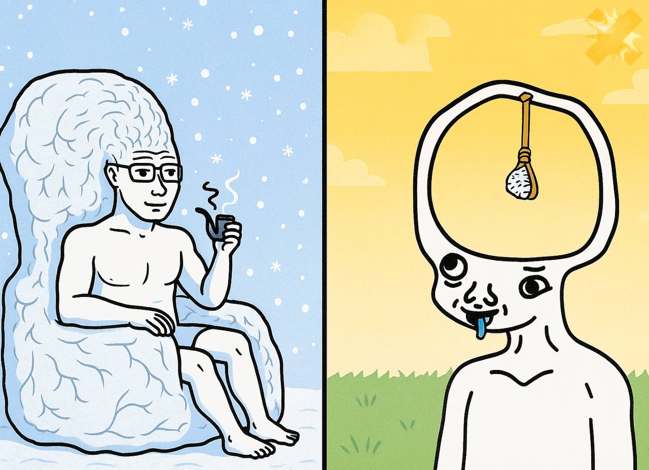 Зимние дети становятся гениями чаще Нейробиологи выяснили у малышей рождённых в январе на 30 больше белого вещества в мозге Всё из за того что третий триместр беременности приходится на самые тёмные месяцы у мамы активнее вырабатывается мелатонин который ускоряет развитие нейронов В итоге зимние дети чаще показывают топовые результаты в математике логике и когнитивных тестах В Гарварде например около 23 студентов январские   да я такой замечал такое я исключение из правила бред полнейший НМШ