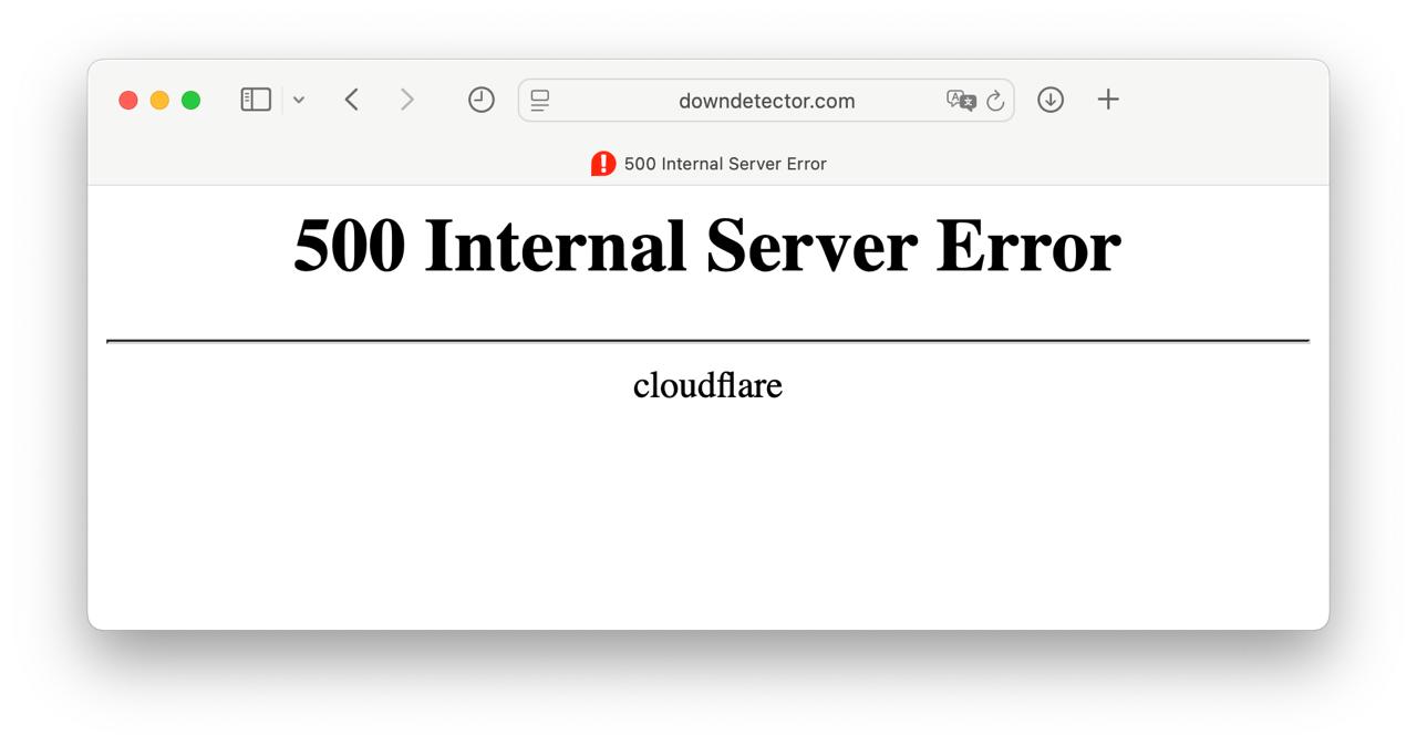 Cloudflare снова упал а вместе с ним посыпались сайты по всему миру Сбой задел даже сервис сбоев downdetector Прямой эфир