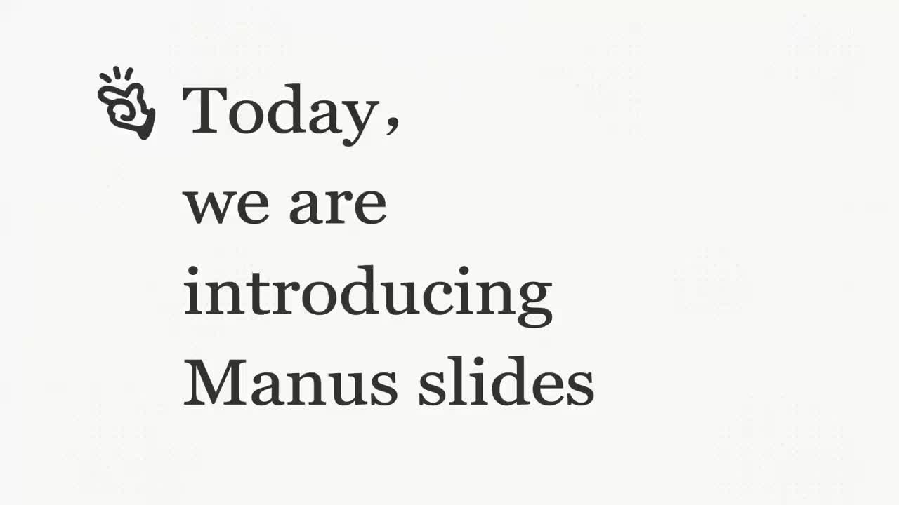 ИИ-агент Manus теперь создает презентации по запросу
