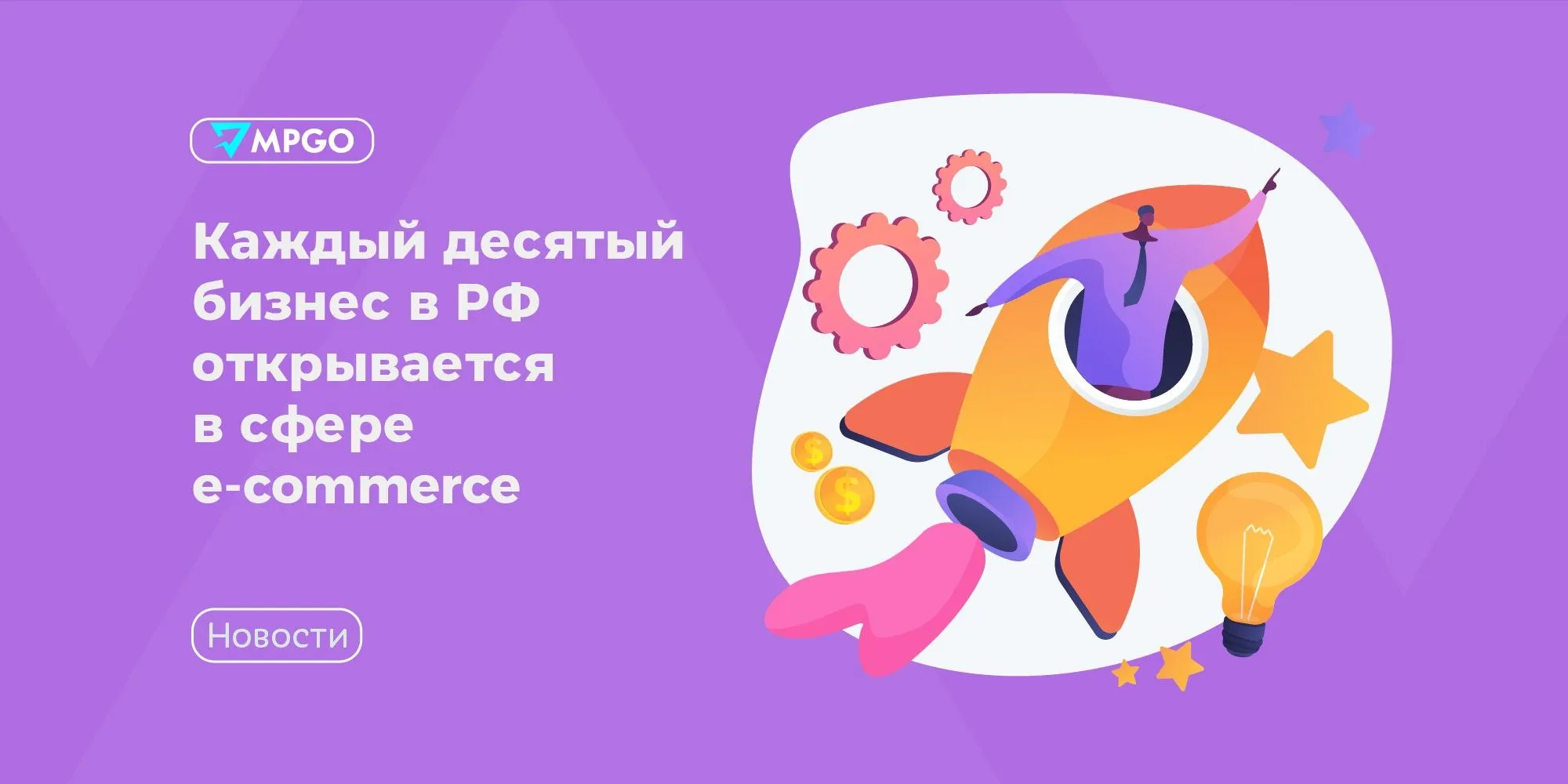 Каждый десятый бизнес в РФ открывается в сфере e commerce В I квартале 2026 года было зарегистрировано 30 379 организаций занятых в онлайн торговле Из них около 93 28 150 ИП Об этом сообщили аналитики сервиса Rusprofile Всего за I квартал 2026 года в стране появилось 315 566 новых субъектов бизнеса Каждая десятая организация пришлась на e com Для сравнения за аналогичный период 2025 года в стране зарегистрировали 303 357 субъектов бизнеса Из них к e com относились 39 957 каждая восьмая организация доля ИП составила около 95 37 753 По данным на 24 апреля 2026 года в России зарегистрировано более 7 8 млн действующих субъектов бизнеса из них более 460 тысяч приходится e com Регионы лидеры по количеству компаний занятых в онлайн торговле Центральный федеральный округ 168 981 6 93 к общему числу организаций Приволжский федеральный округ 82 159 6 05 Южный федеральный округ 50 819 5 93 По отношению e com к общему числу компаний лидирует Северо Кавказский федеральный округ из 342 839 компаний в онлайн торговле там заняты 10 34 289 Индустрия MPGO в Мах
