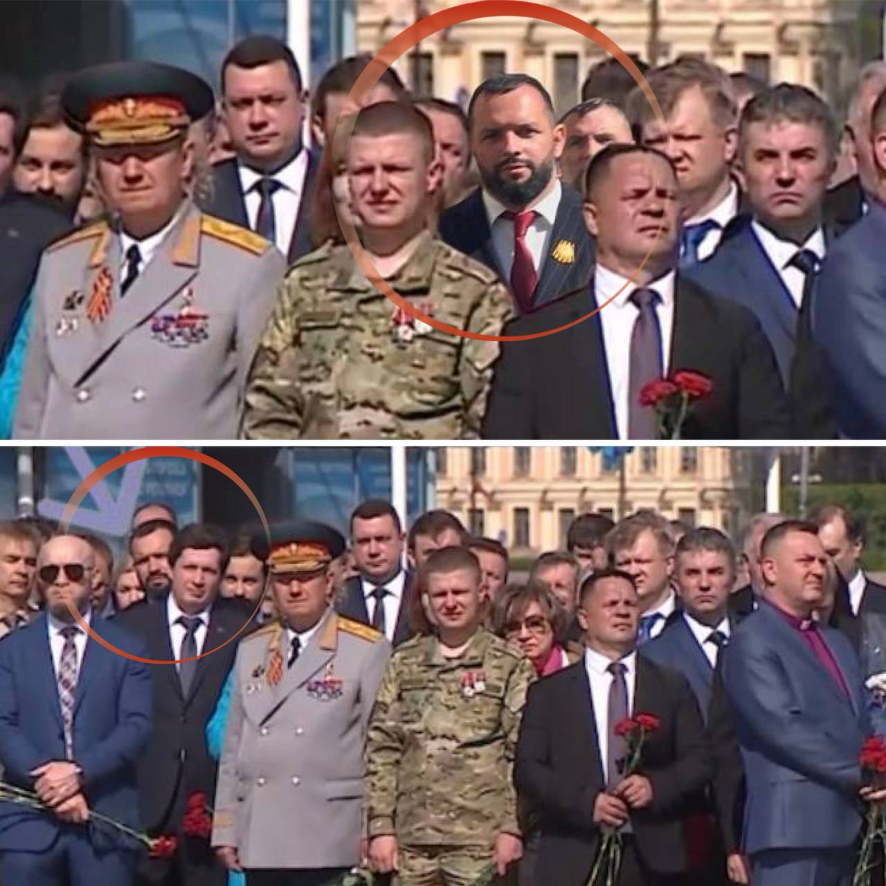 На церемонии возложения цветов у Медного всадника председателя комитета имущественных отношений Петербурга прифотошопили будто он стоял по центру После снимок заменили, и глава КИО оказался дальше. В пресс-службе сообщили, что это была ошибка. Подписаться Новости СПБ