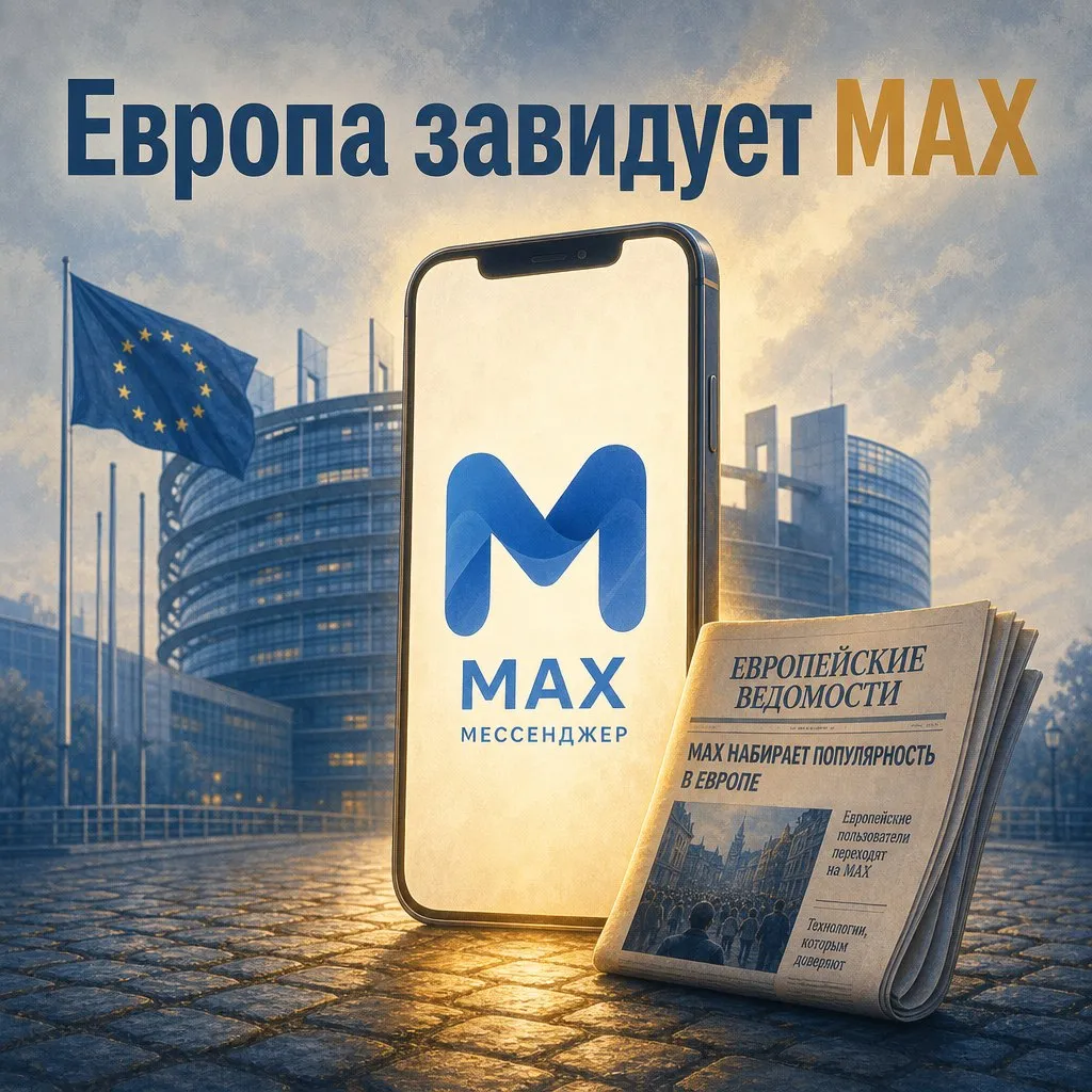 В Европе похвалили мессенджер МАХ Европейская газета The Brussels Times написала про российский мессенджер MAX Издание называет его примером борьбы за цифровую независимость и попыткой построить собственную экосистему с госуслугами и сервисами внутри национальной юрисдикции При этом Европе прилетает неприятное сравнение пока Россия строит свою инфраструктуру ЕС остаётся полностью зависимым от американских платформ Ну и правда своего мессенджера у Европы нет а все данные европейцев так или иначе проходят через серверы в США