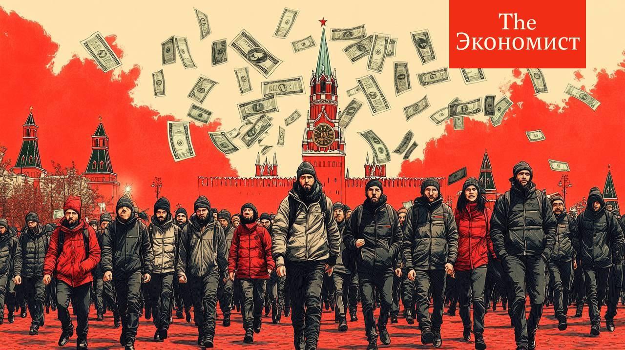 Глава «профсоюза олигархов» заявил о невозможности экономике выжить без завоза мигрантов  Россия в ближайшие годы вряд ли сможет преодолеть дефицит рабочей силы, который уже сегодня оценивается в диапазоне от 2,4 до более чем 3 млн человек, заявил глава РСПП Александр Шохин.  Он подчеркнул, что выходом из кризиса может стать дополнительное привлечение в Россию мигрантов: «Регулирование процесса привлечения мигрантов является одним из ключевых для рынка труда».    The Экономист