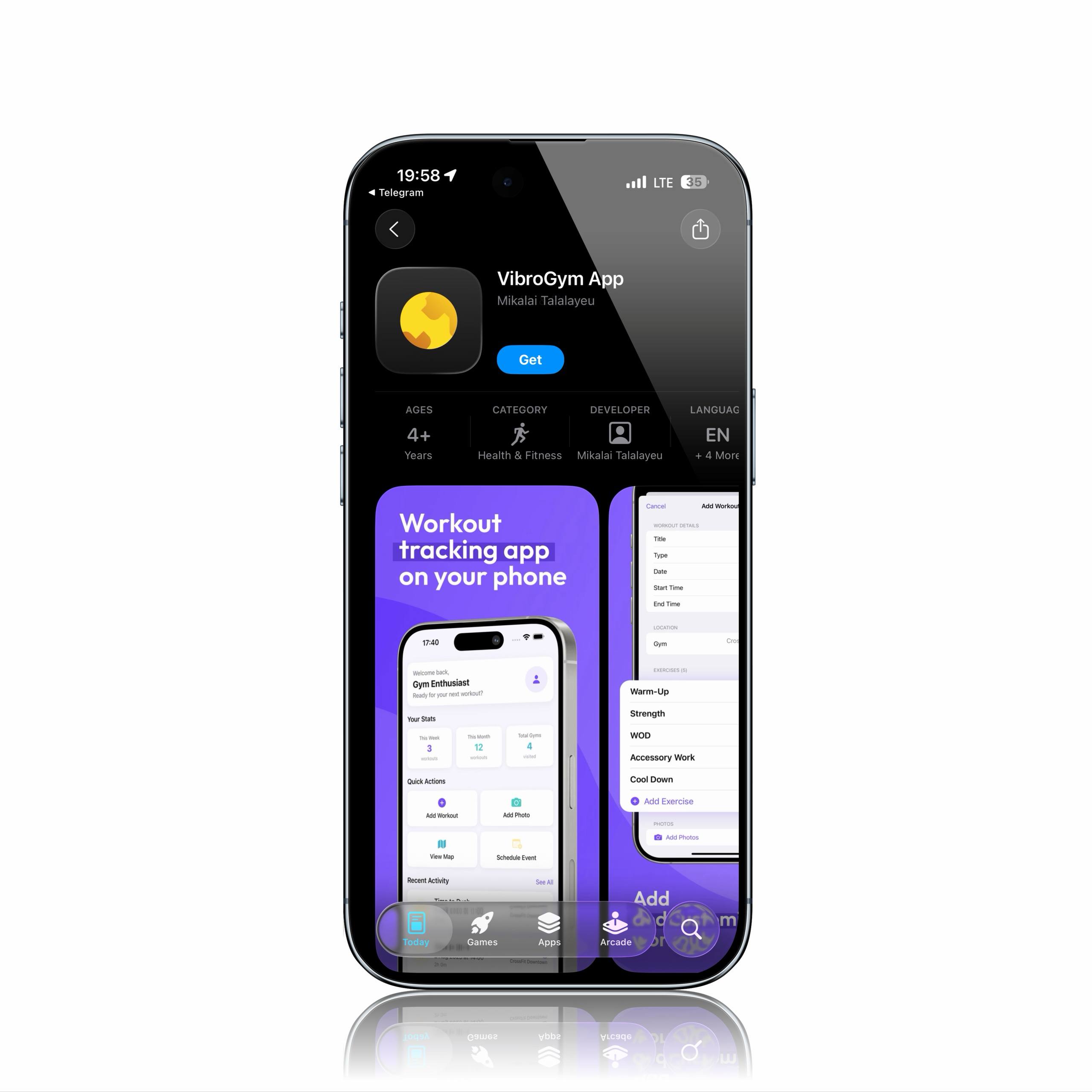 Т Банк выпустил новое приложение для iOS   apps apple com app vibrogym app id6751124587 Мы уточнили у представителей оно настоящее