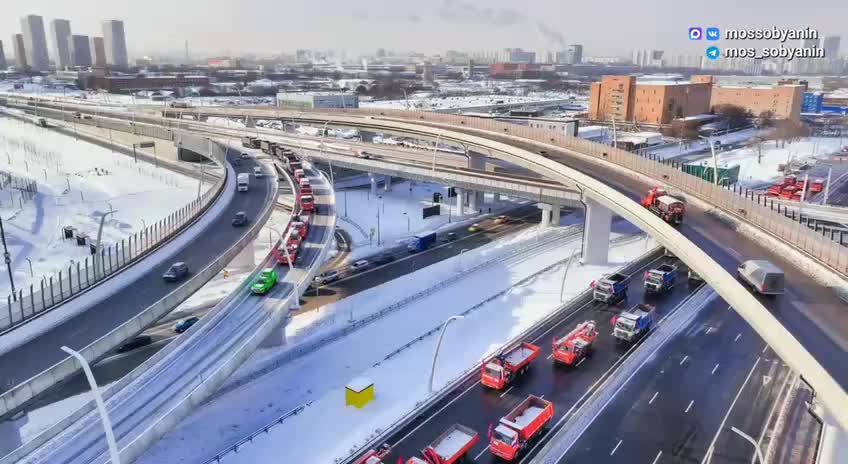 В Москве планируют строительство 283 км дорог и 47 искусственных сооружений до 2026 года