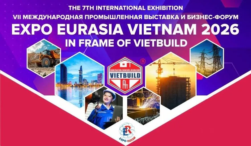 Предприятия Хакасии приглашают на международную выставку EXPO EURASIA VIETNAM 2026 С 24 по 28 июня 2026 года в Хошимине Вьетнам пройдет VII Международная промышленная выставка и бизнес форум Мероприятие состоится на площадке ВЦ Sky Expo в рамках выставки Vietbuild объединяющей более 200 000 участников из 50 стран Организатор участия компаний из СНГ АО Зарубеж Экспо при поддержке российских министерств и ТПП РФ Деловая программа включает пленарные заседания конференции круглые столы и B2B сессии Выставка освещается более 100 СМИ Тематические разделы машиностроение металлургия строительство энергетика транспорт лесозаготовка IT экология образование бытовая техника  Регистрация и подробности на сайте   exporf ru erv2026 Вести Хакасия в Telegram MAX