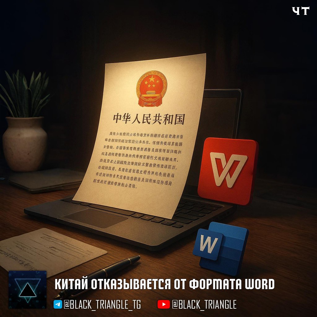 Китай отказывается от формата Word На прошлой неделе Министерство торговли Китая впервые опубликовало свои документы исключительно в формате совместимом с национальным программным обеспечением WPS Office Этот шаг стал реакцией на ухудшение отношений с Соединёнными Штатами и совпал с ужесточением контроля над экспортом редкоземельных металлов что указывает на новую эскалацию в торговой войне WPS Office разработанный компанией Kingsoft использует уникальную кодировку что существенно затрудняет открытие его файлов в Microsoft Word без предварительной конвертации Ранее министерство предпочитало формат Word для своих официальных объявлений News Soft Gear Links