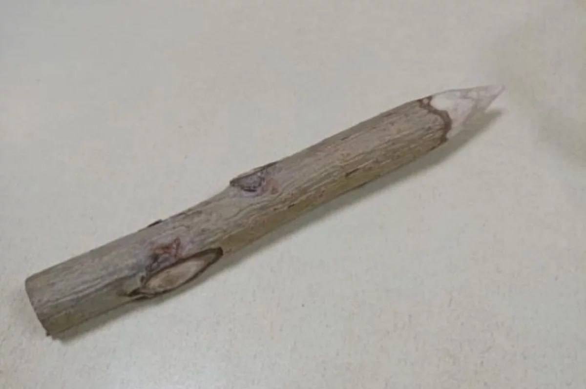 Жительница Омска попыталась пройти в суд с осиновым колом который был обнаружен при досмотре ее сумки Женщина пояснила что деревянная палка это ее личный энергетический талисман защищающий ее и она всегда носит его с собой Несмотря на объяснения омички судебные приставы не разрешили взять амулет на заседание и изъяли предмет В итоге на слушание женщине пришлось идти без своего оберега Фото ГУ ФССП России по Омской области federalpress   Мы в MAX