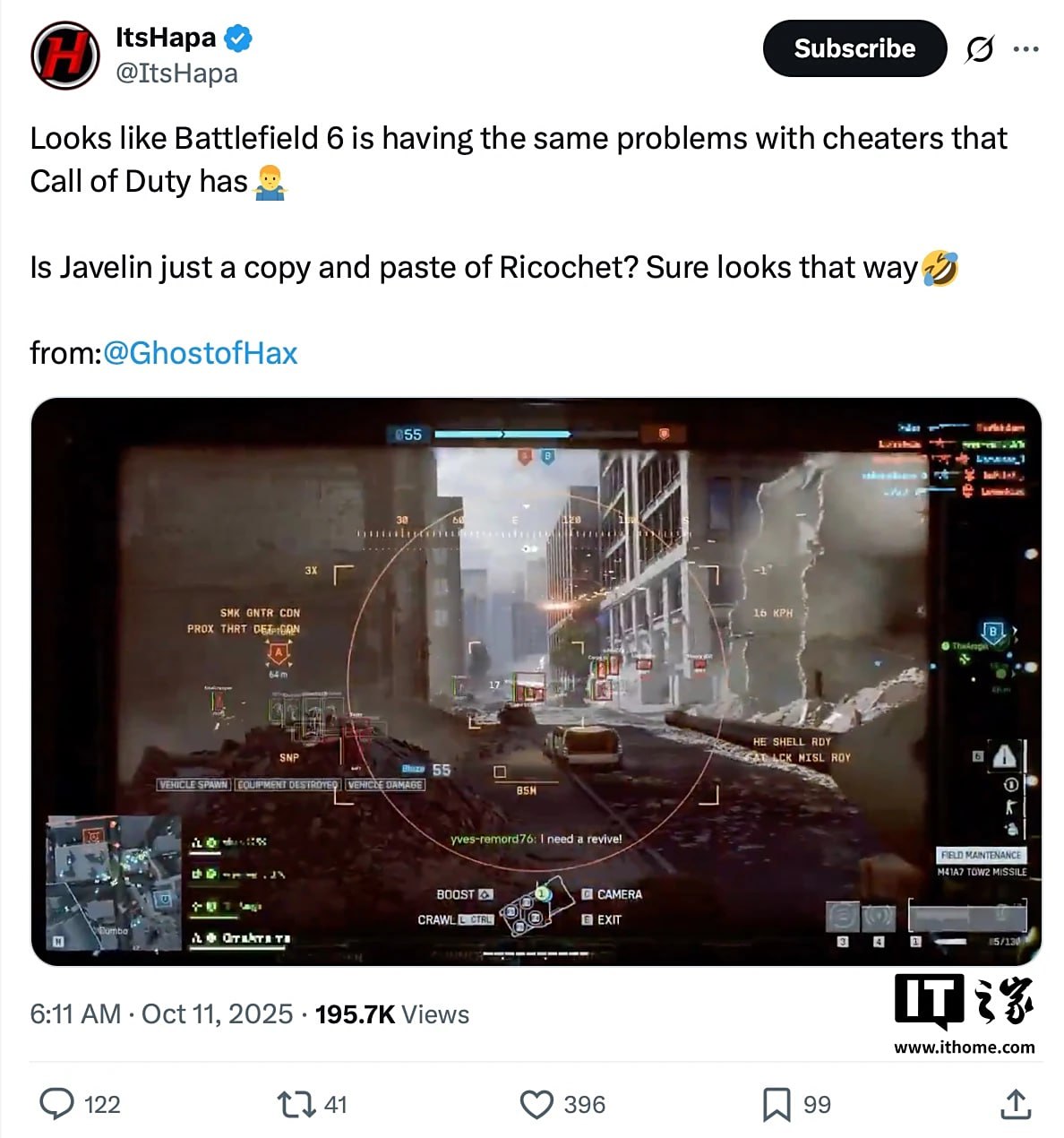 Античит в Battlefield 6 уже обошли EA очень гордится своей античит системой Javelin и утверждала что требование TPM 2 0 и Secure Boot для запуска Battlefield 6 позволит избавиться от читеров Но увы всего спустя сутки после релиза в шутере хватает нечестных игроков так что включение дополнительных защит в BIOS только усложнило жизнь обычным геймерам Мой Компьютер